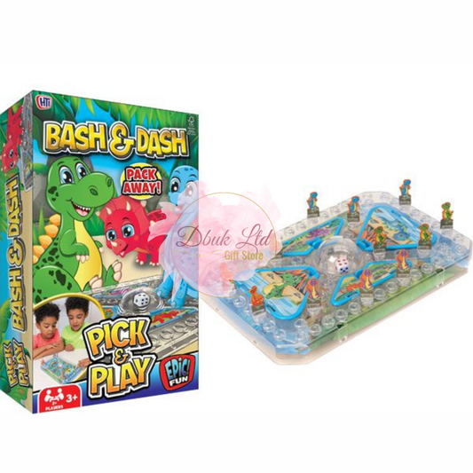 Dinosaur Bash & Dash Kids Board Game