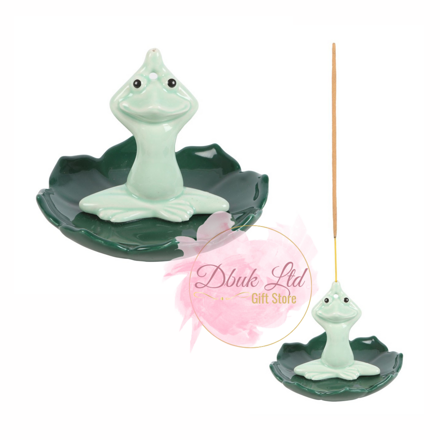 Yoga Frog Incense Stick Holder