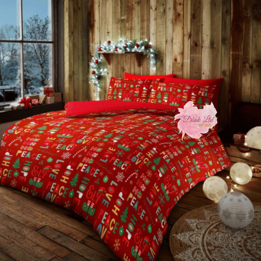 Ultra Soft duvet Set - Christmas Slogan