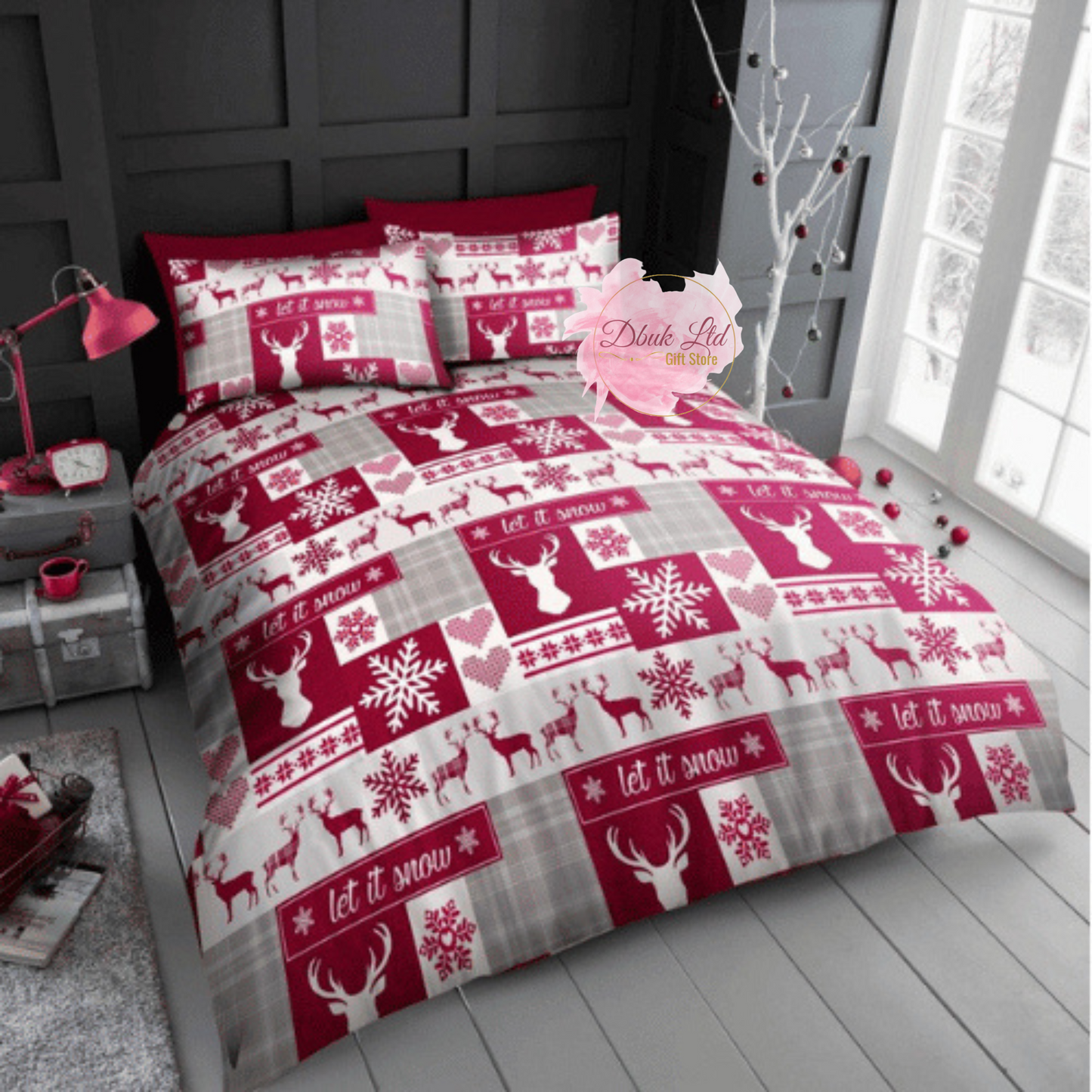 Ultra Soft duvet Set - Christmas Winter Patchwork