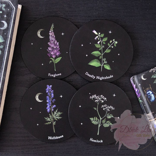 Poisonous Plants Coaster Set