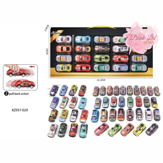 20 Pack Friction Cars