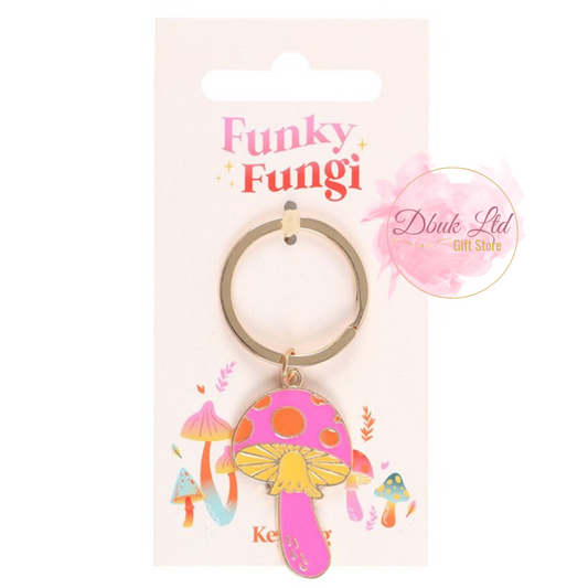 Funky Fungi Mushroom Keyring