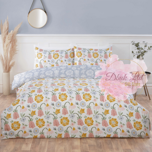 Luxury So Soft Victorian Bloom Multi Duvet Set