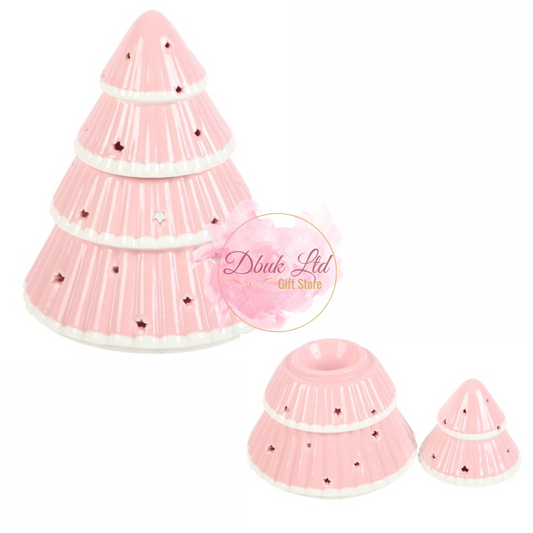 Pink Christmas Tree Oil/Wax Burner