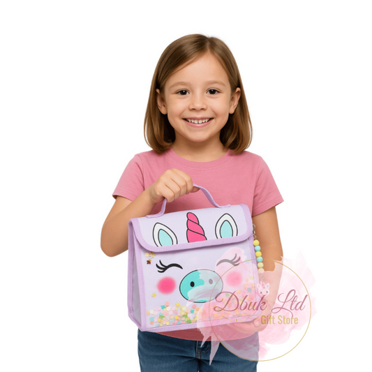 Novelty Unicorn Foldable Insulated Lunch Bag