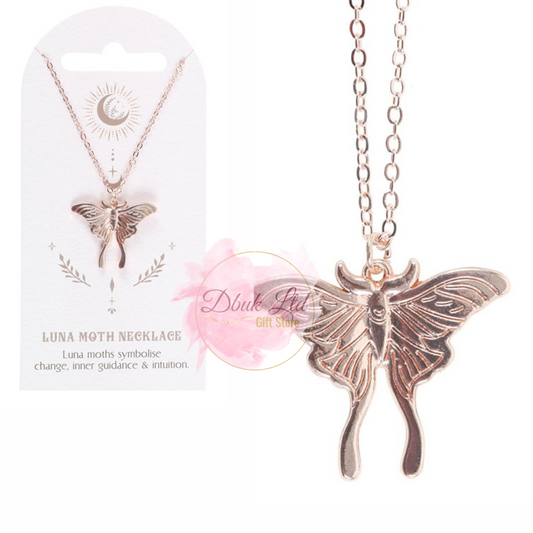 Luna Moth Pendant Necklace