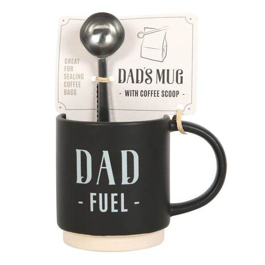 Dad Fuel Mug & Coffee Scoop Clip