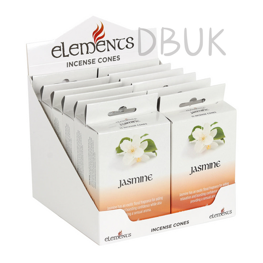 12 Packs of Elements Jasmine Incense Cones