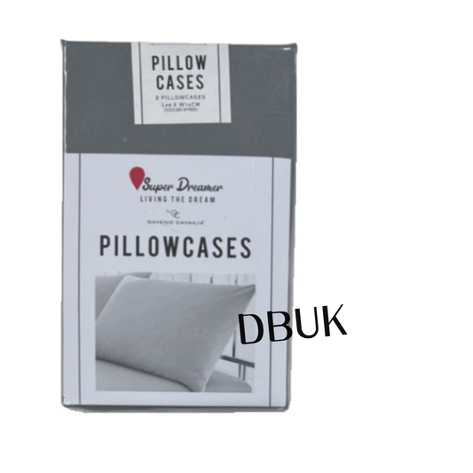 2 Pack Super Dreamer Pillowcases - Charcoal