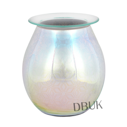 3D Geometric Flower Light Up Electric Oil Burner