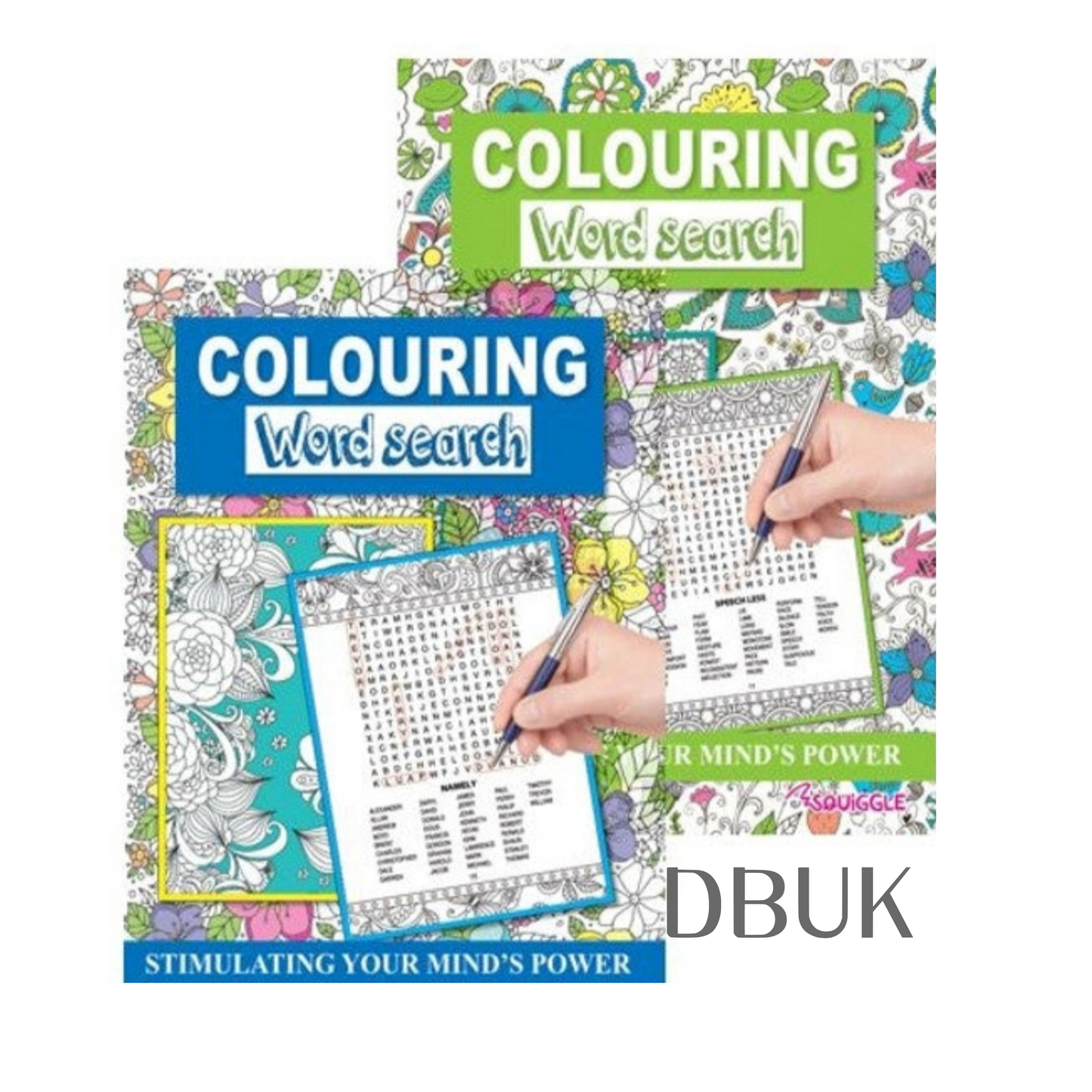 A4 Colouring & Wordsearch Book