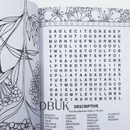 A4 Colouring & Wordsearch Book