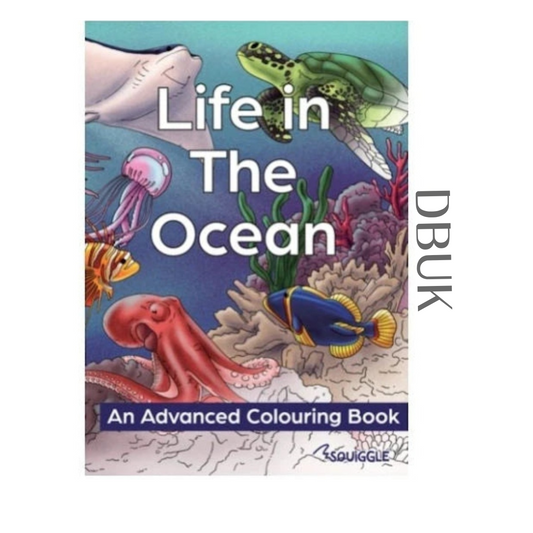A4 Life In The Ocean Colouring Book