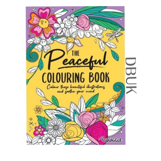 A4 Peaceful Colouring Book