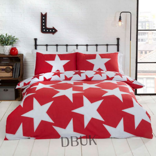 All Stars Reversible Duvet Set - Red