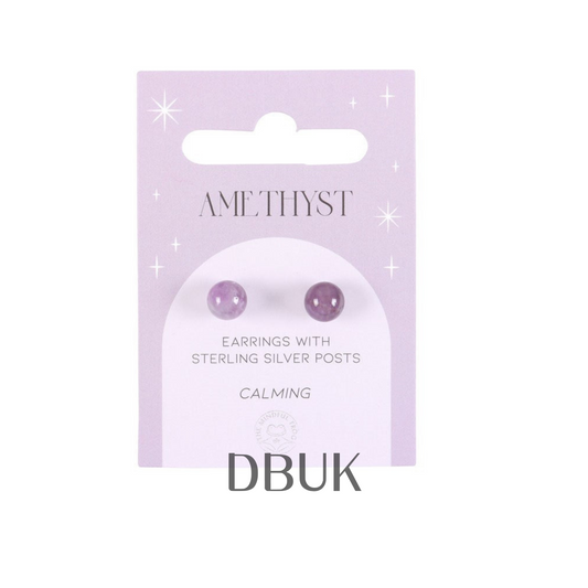 Amethyst Semi Precious Earrings