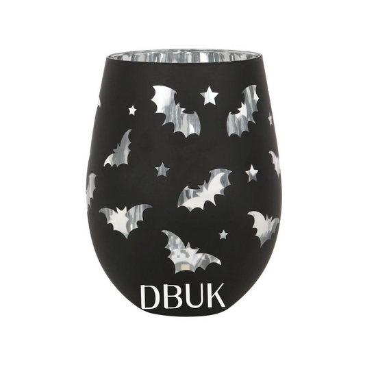 Bat Stemless Wine Glass