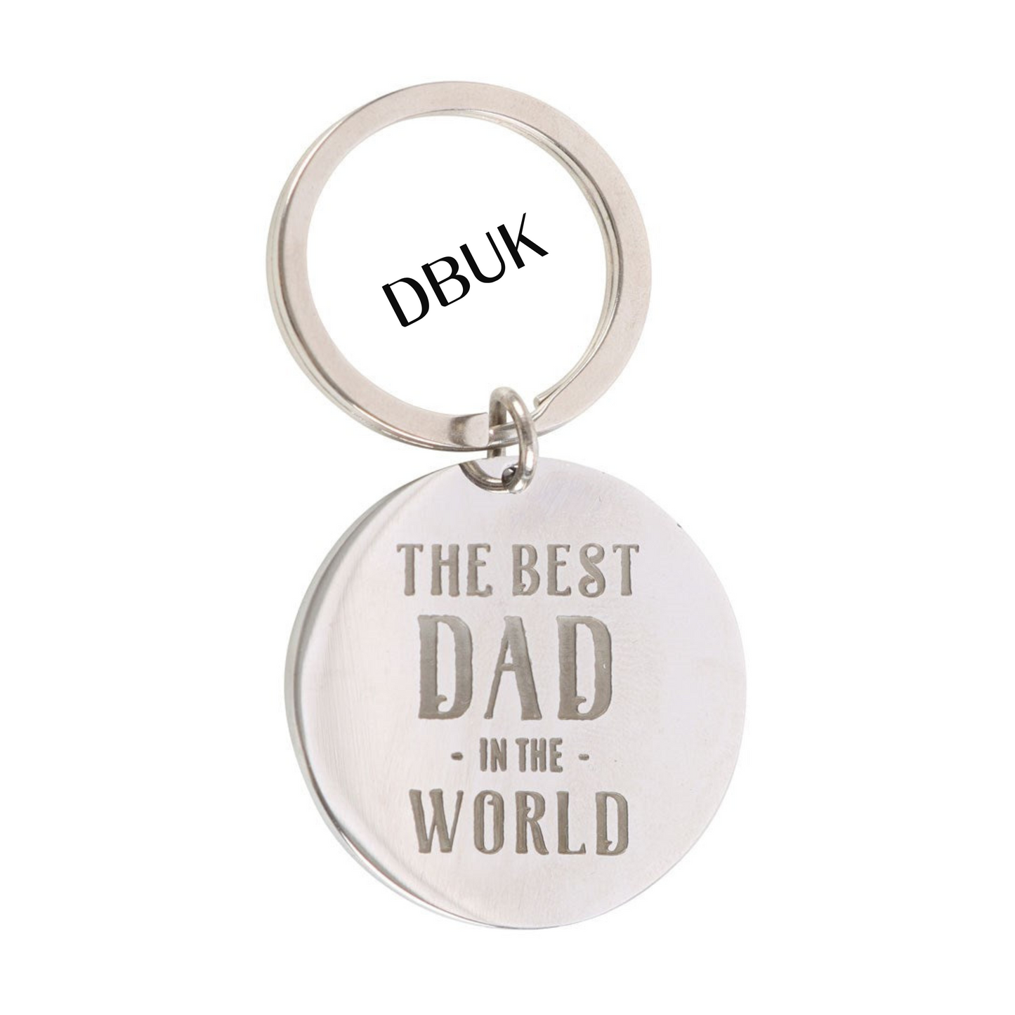 Best Dad in the World Keyring