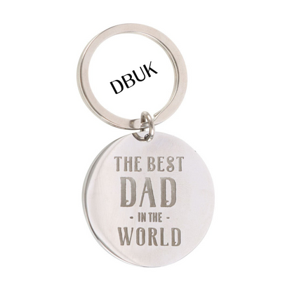 Best Dad in the World Keyring