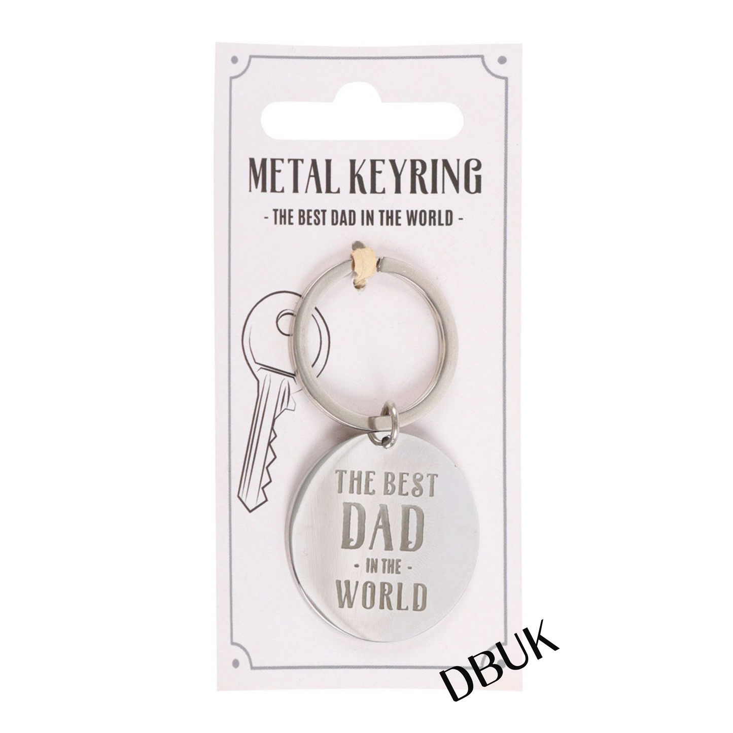 Best Dad in the World Keyring