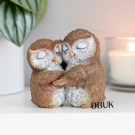 Birds of a Feather Owl Couple Ornament