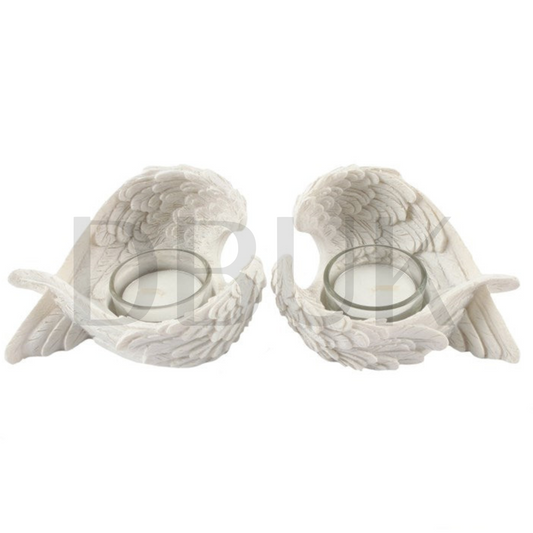 Box of 2 Winged Candle Holders