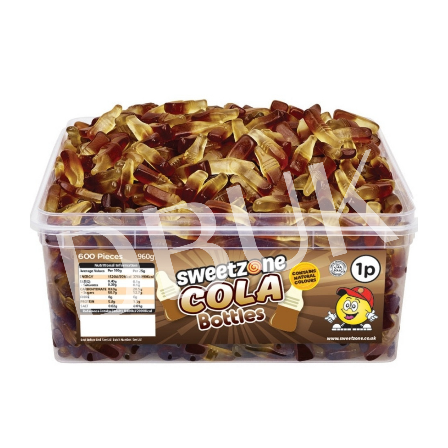 Cola Bottles Tub 740g