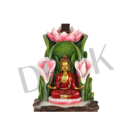 Colourful Buddha Backflow Incense Burner