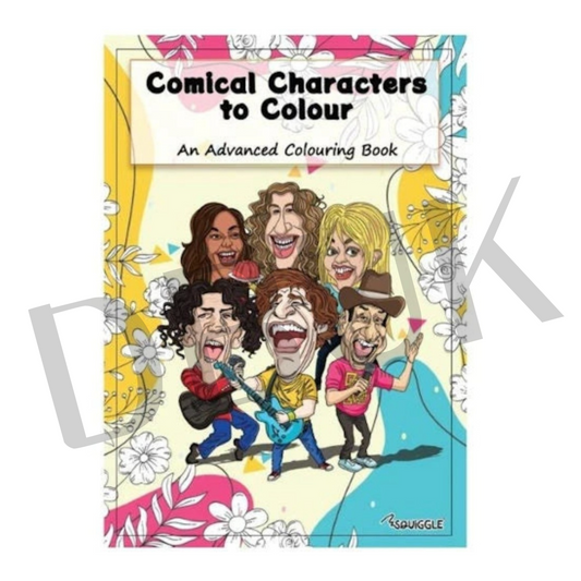 Comical Characters Advanced Colouring Book