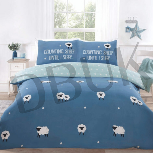 Counting Sheep Duvet Set - Navy