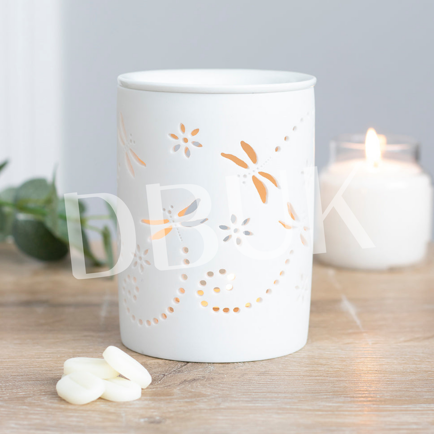 Cut Out Dragonfly Oil Burner