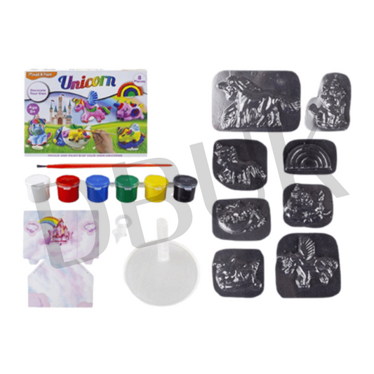DIY Mould & Paint Set - Unicorn Design