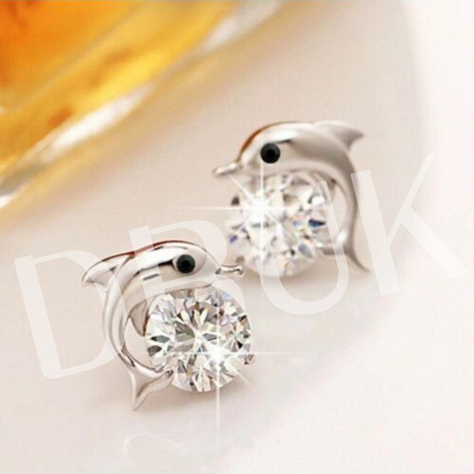 Dolphin Stud Earrings