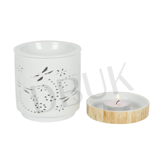 Dragonfly Matte Ceramic Oil Burner