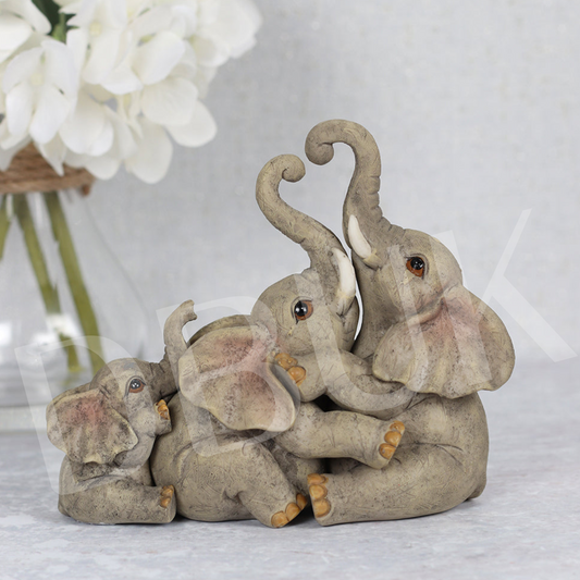 Elephant Family Ornament