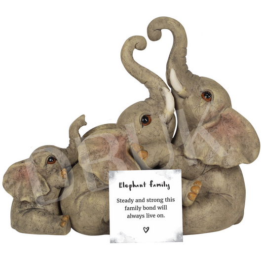 Elephant Family Ornament