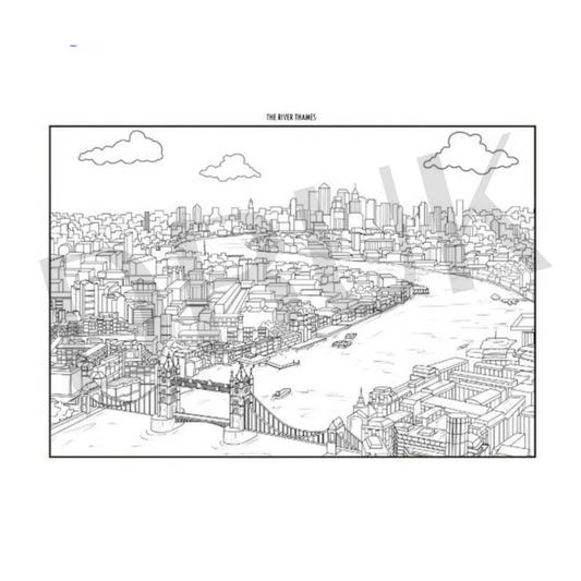 Famous Places Advanced Colouring Book