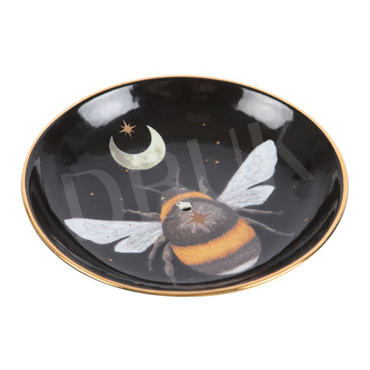 Forest Bee Ceramic Incense Plate