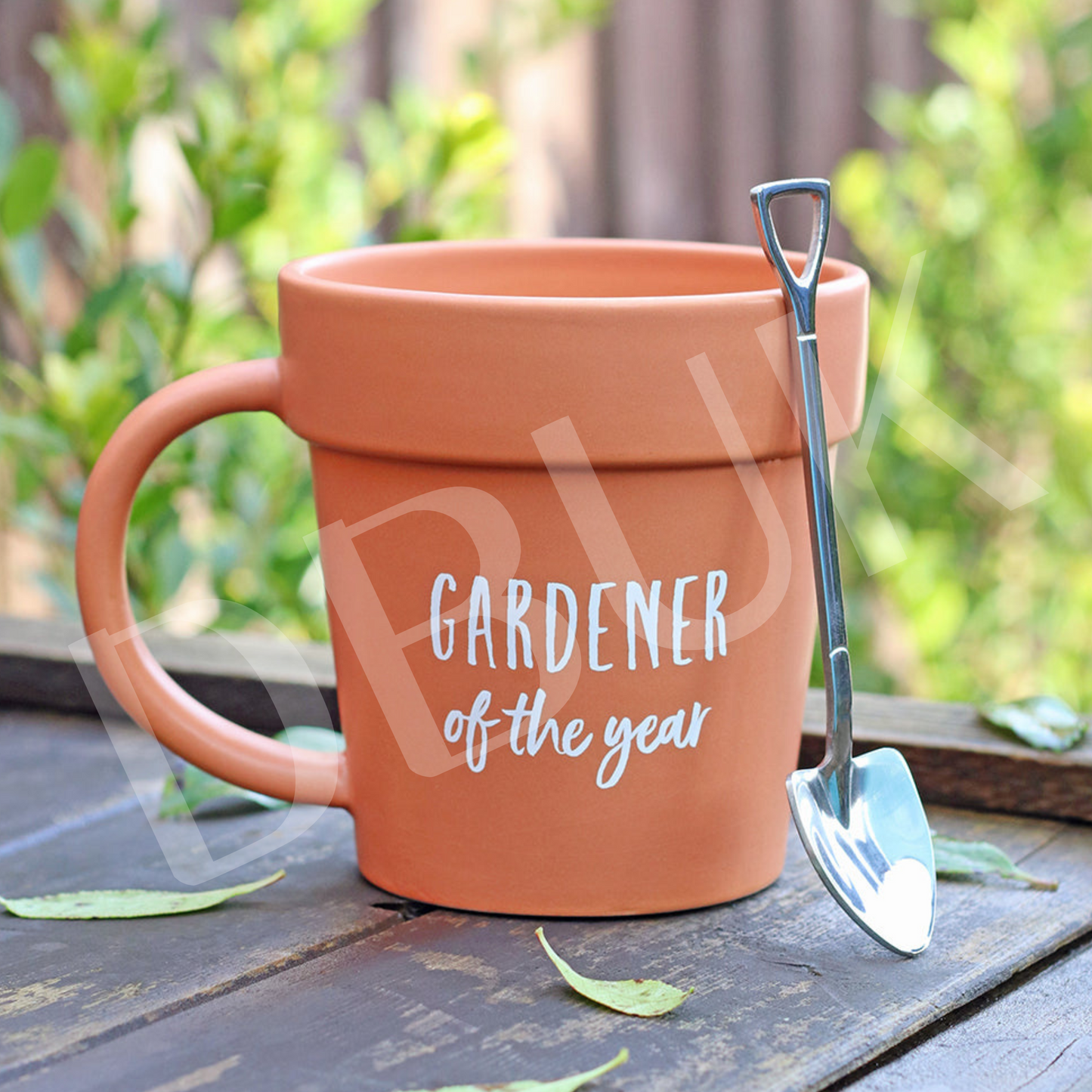 Gardener of the Year Pot Mug and Shovel Spoon