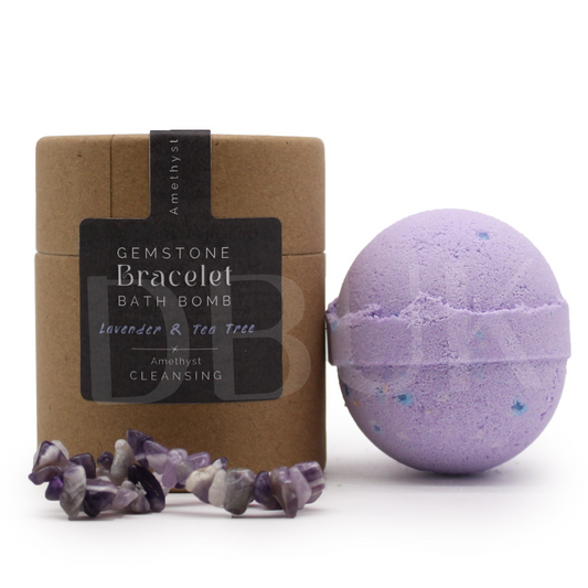 Gem Bracelet Bath Bomb - Amethyst
