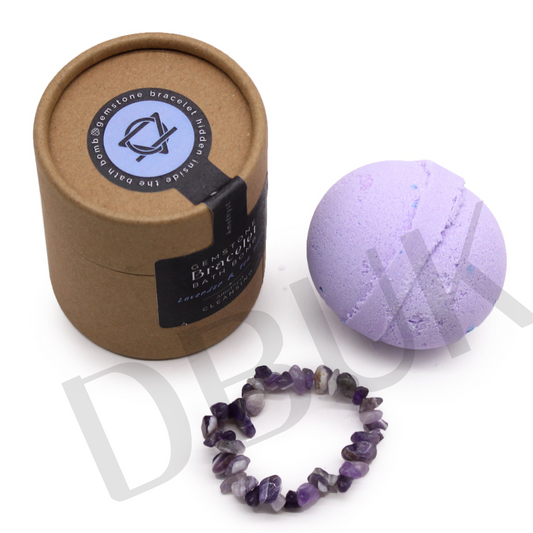 Gem Bracelet Bath Bomb - Amethyst