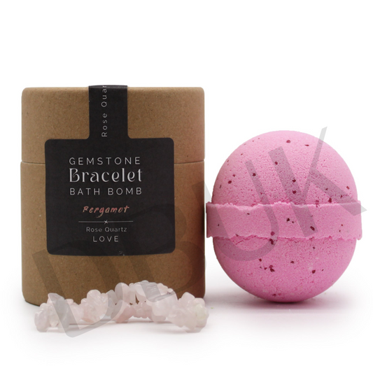 Gem Bracelet Bath Bomb - Rose Quartz