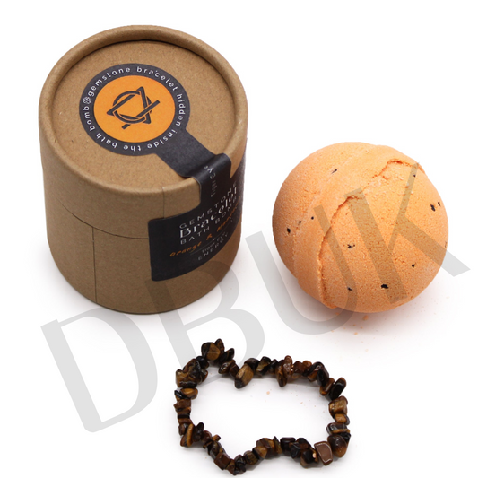 Gem Bracelet Bath Bomb - Tiger Eye