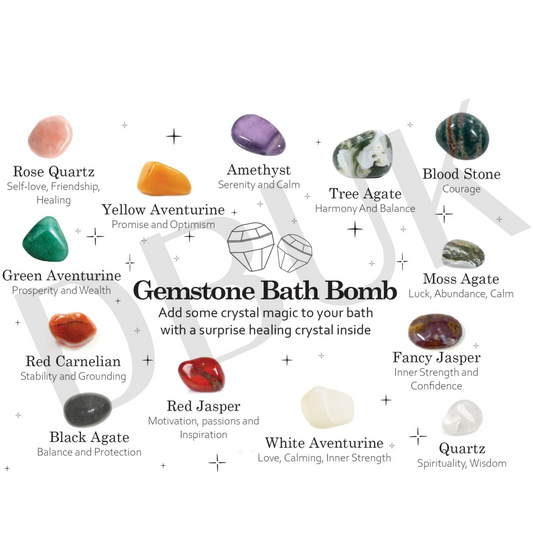 Gemstone Bath Bomb - Mistress Fragrance