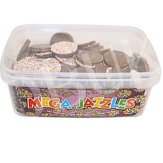 Hannahs Milk Chocolate Mega Jazzles Tub 600g