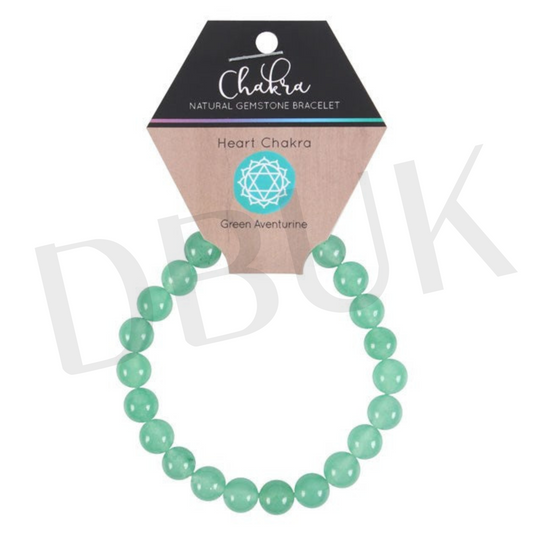 Heart Chakra Green Aventurine Gemstone Bracelet
