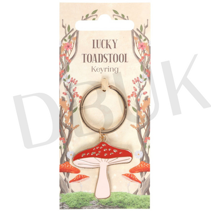 Lucky Toadstool Keyring