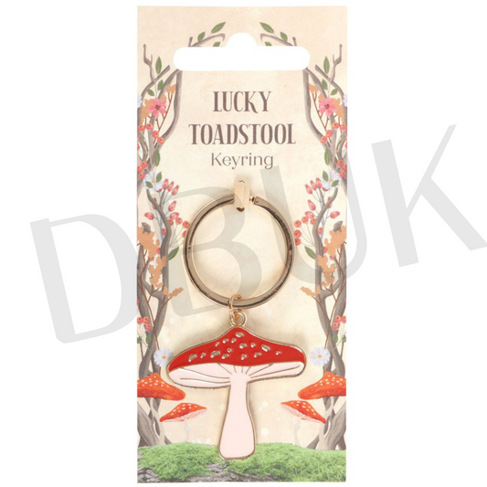 Lucky Toadstool Keyring