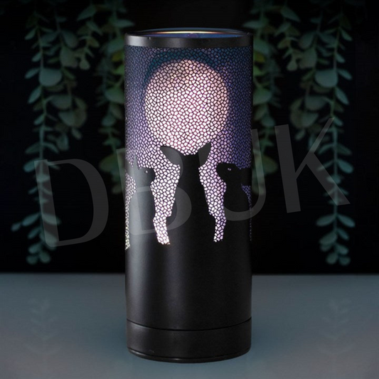 Moon Gazing Hares Aroma Lamp by Lisa Parker